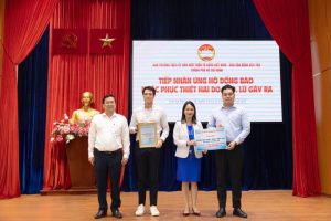 Danone Việt Nam tặng 90.000 hộp sữa Aptamil KID UHT cho trẻ em vùng lũ