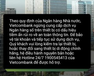 Nhiều người bất ngờ vì bị ngân hàng khóa giao dịch trên app