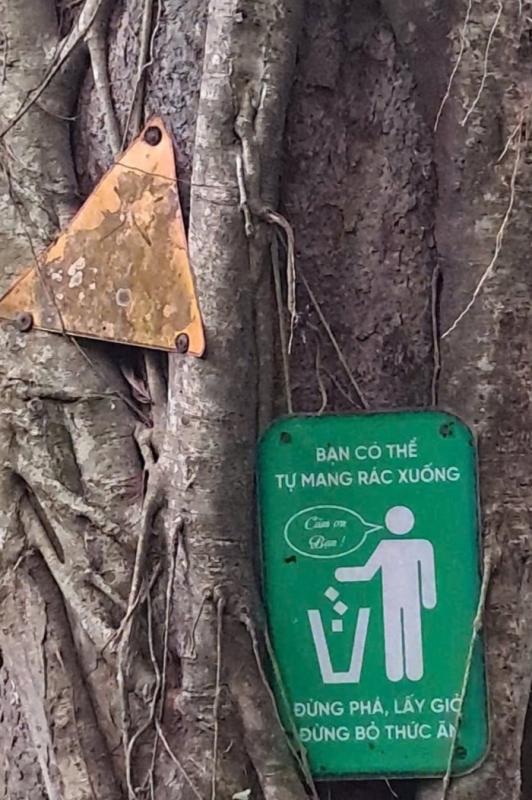 Núi Bà Đen, rác thải ảnh 1 Nui Ba Den, rac thai anh 1