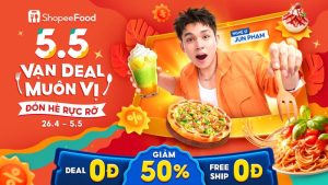 Đón hè no nê quên lối về với ShopeeFood ‘5.5 vạn deal muôn vị’