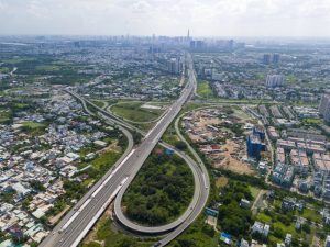 Đường nối cao tốc TP.HCM – Long Thành rầm rộ thi công mở rộng gấp đôi