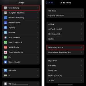 Cách giải phóng bộ nhớ iPhone, Samsung
