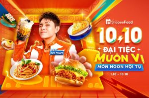 Món ngon hội tụ, deal hời hấp dẫn tại ShopeeFood dịp 10/10